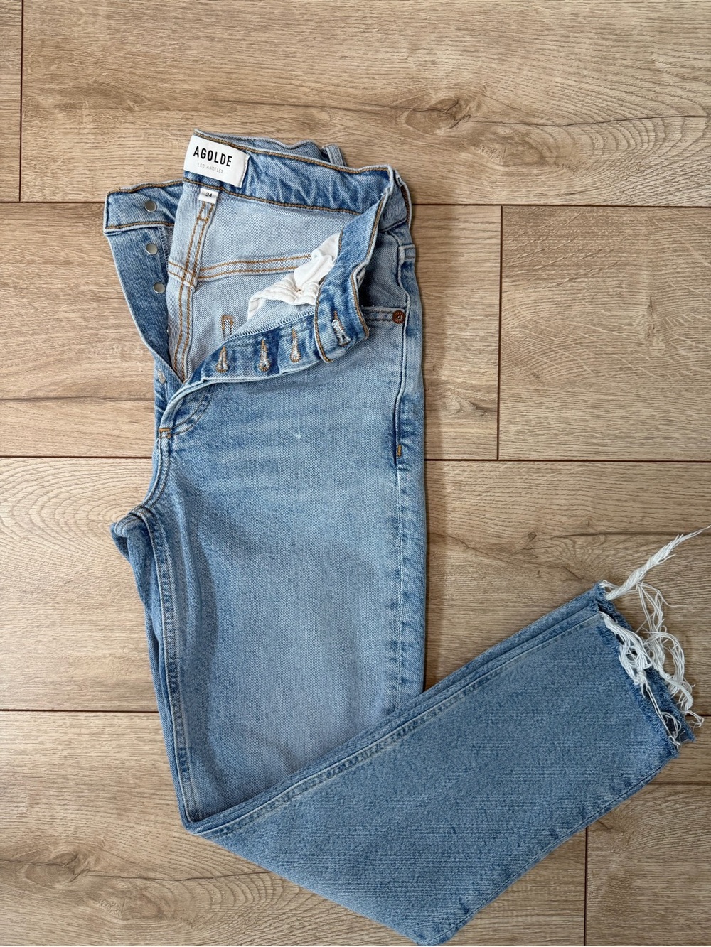 Agolde Riley Crop Jeans - 24